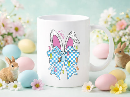 Preppy Easter Bunny Sublimation design