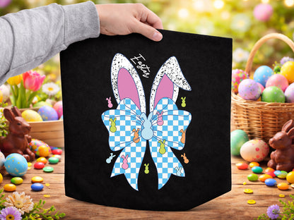 Preppy Easter Bunny Sublimation design