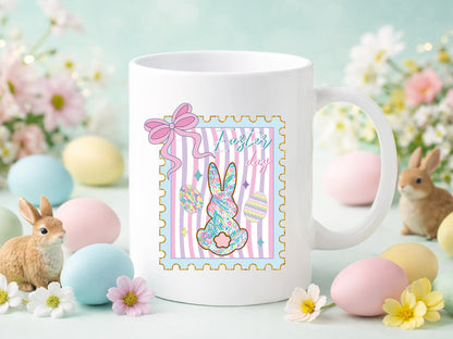 Preppy Easter Day Sublimation Design