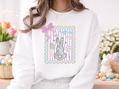Preppy Easter Day Sublimation Design