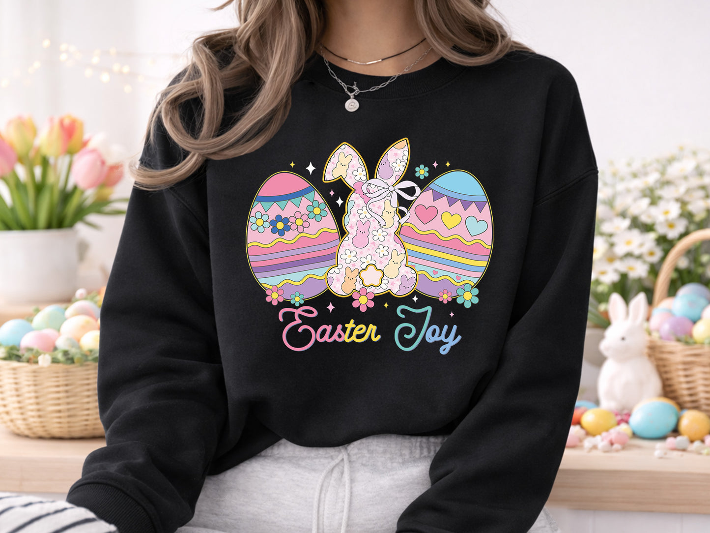 Preppy Easter Joy Sublimation Transfer