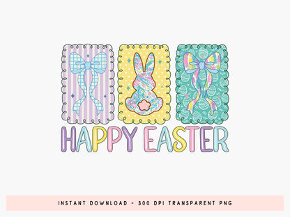 Preppy Happy Easter Sublimation Transfer