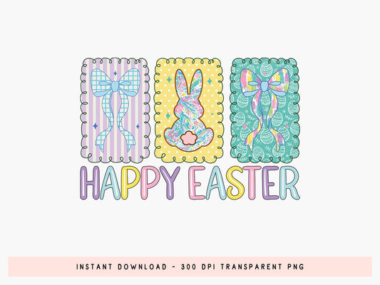 Preppy Happy Easter Sublimation Transfer