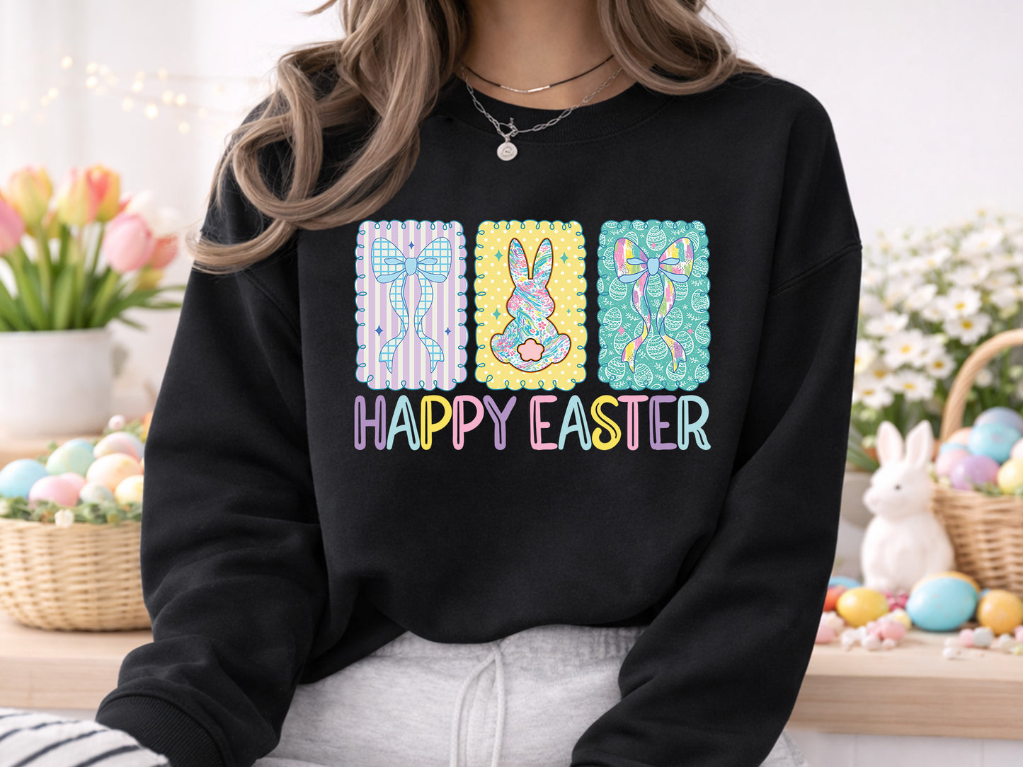 Preppy Happy Easter Sublimation Transfer