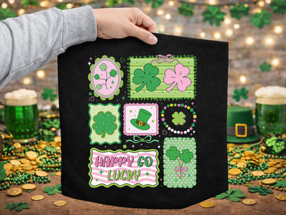 Preppy Happy Go Lucky St Patrick's Day PNG