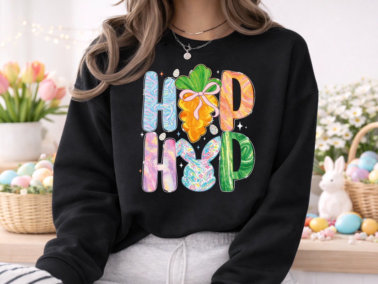 Preppy Hip Hop Easter Sublimation Transfer