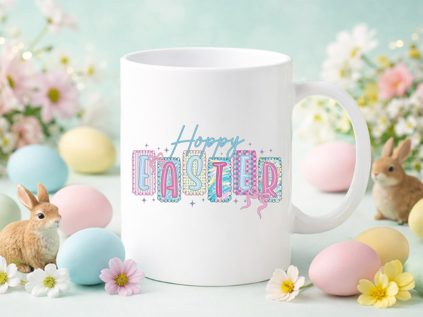 Preppy Hoppy Easter Sublimation Design
