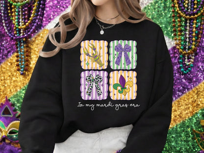 Preppy In My Mardi Gras Era Sublimation PNG