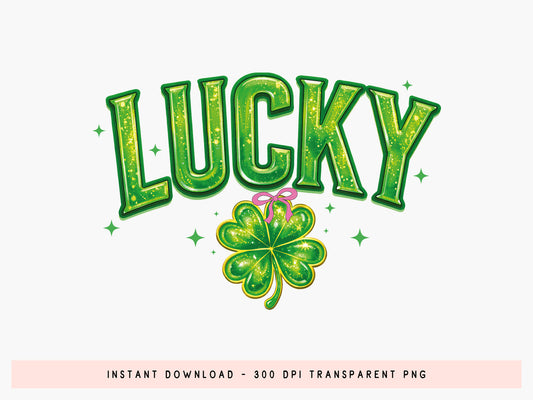 Preppy Lucky St Patrick's Sublimation Transfer