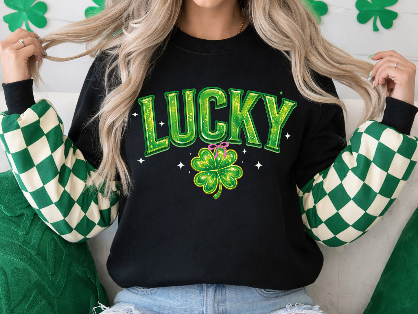 Preppy Lucky St Patrick's Sublimation Transfer
