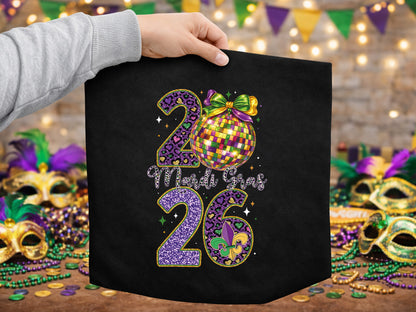 Preppy Mardi Gras 2026 Sublimation PNG
