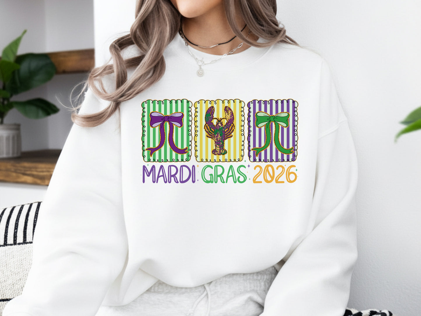 Preppy Mardi Gras 2026 Sublimation Print