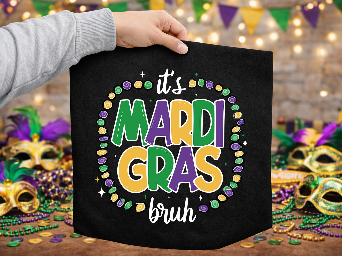Preppy Mardi Gras Sublimation Designs Bundle