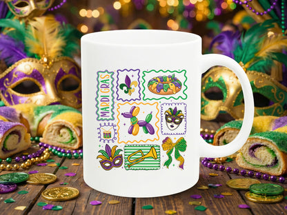 Preppy Mardi Gras Sublimation Transfer