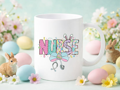 Preppy Nurse Easter Sublimation Design