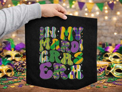 Preppy Retro In My Mardi Gras Era Sublimation