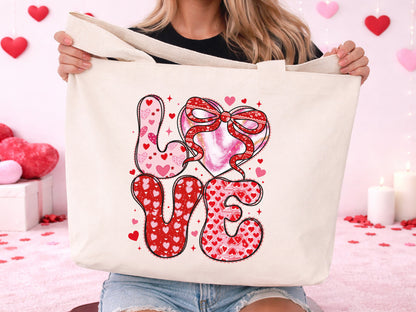 Preppy Retro Love Valentine Sublimation PNG