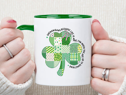 Preppy St Patrick's Day Clover Sublimation PNG