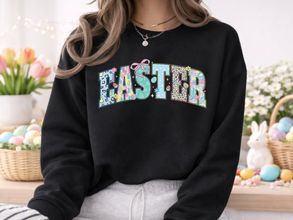 Preppy Varsity Easter Sublimation Print