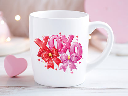 Preppy Xoxo Valentine Coquette PNG Sublimation