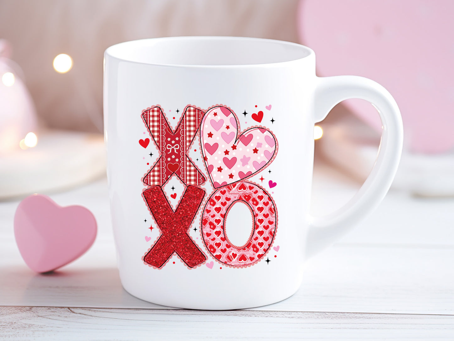 Preppy Xoxo Valentine's Day Sublimation Print