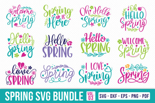 Spring SVG Design Bundle