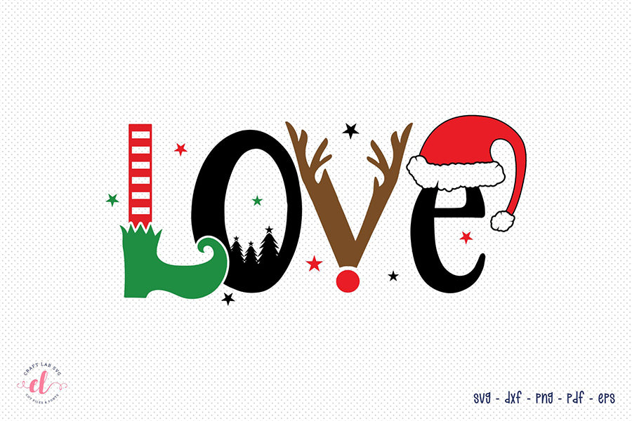 Christmas SVG Design | Love SVG