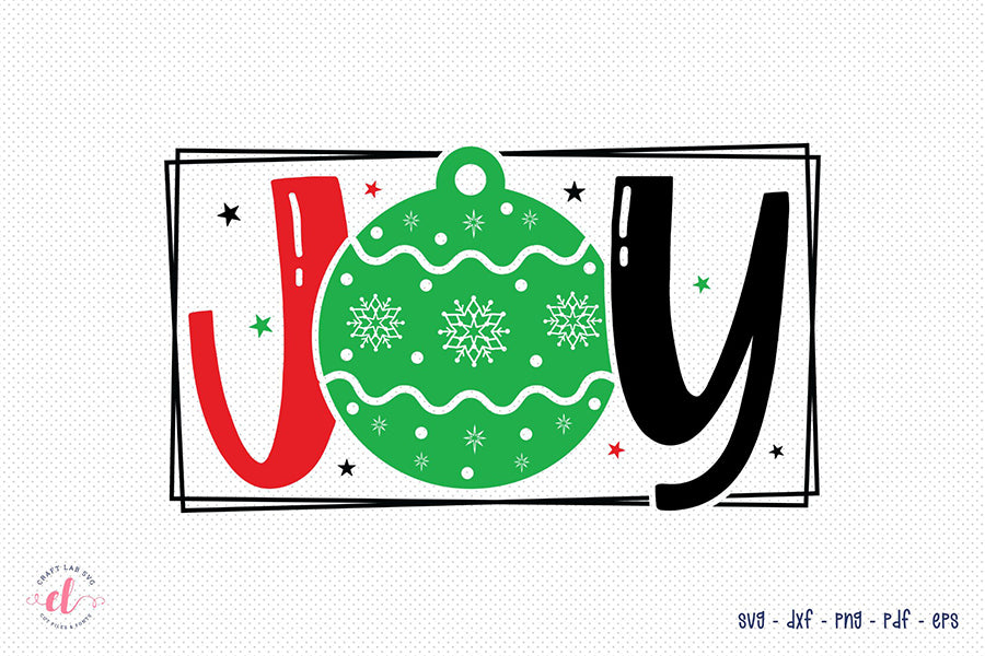 Christmas SVG - Joy SVG Cut File