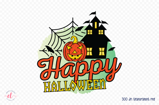 Halloween Sublimation Design - Happy Halloween