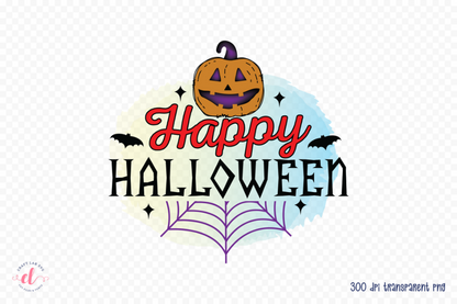 Happy Halloween PNG Sublimation Design