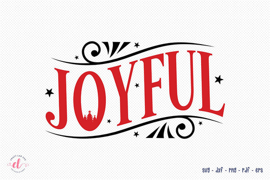 Joyful SVG | Christmas SVG Design