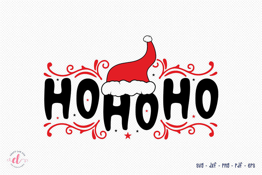 Ho Ho Ho SVG | Christmas SVG Cut File