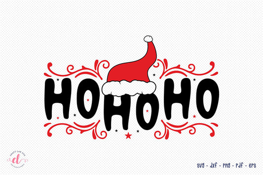 Ho Ho Ho SVG | Christmas SVG Cut File