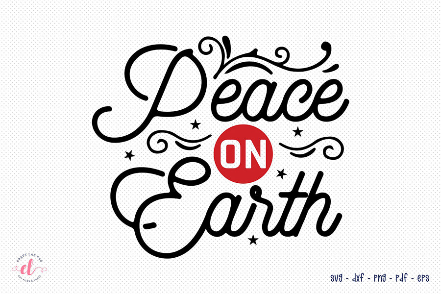 Christmas SVG | Peace on Earth SVG