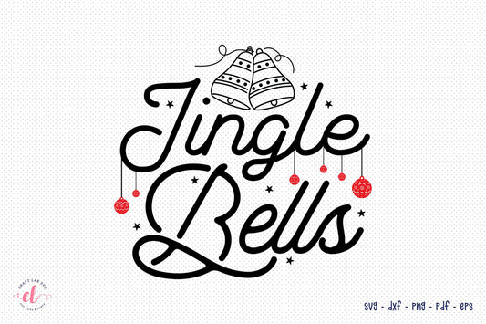 Christmas SVG Design | Jingle Bells SVG