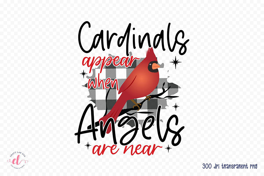 Cardinals Appear when Angels Are Near PNG
