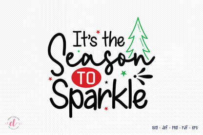 It's the Season to Sparkle - Christmas SVG