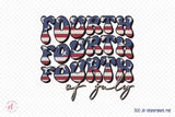 Retro Fourth of July PNG Sublimation Design