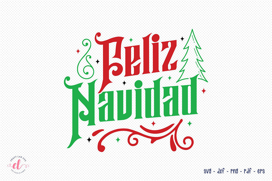 Feliz Navidad SVG, Christmas SVG Design