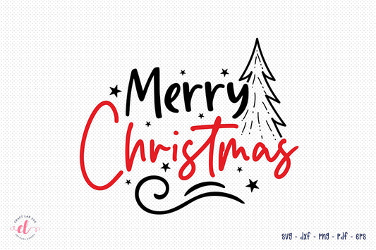 Merry Christmas SVG | Christmas SVG Cut File