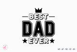 Father's Day SVG Design | Best Dad Ever