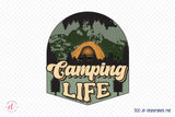 Retro Camping Sublimation - Camping Life PNG