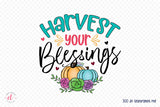 Thanksgiving Sublimation, Harvest Your Blessings