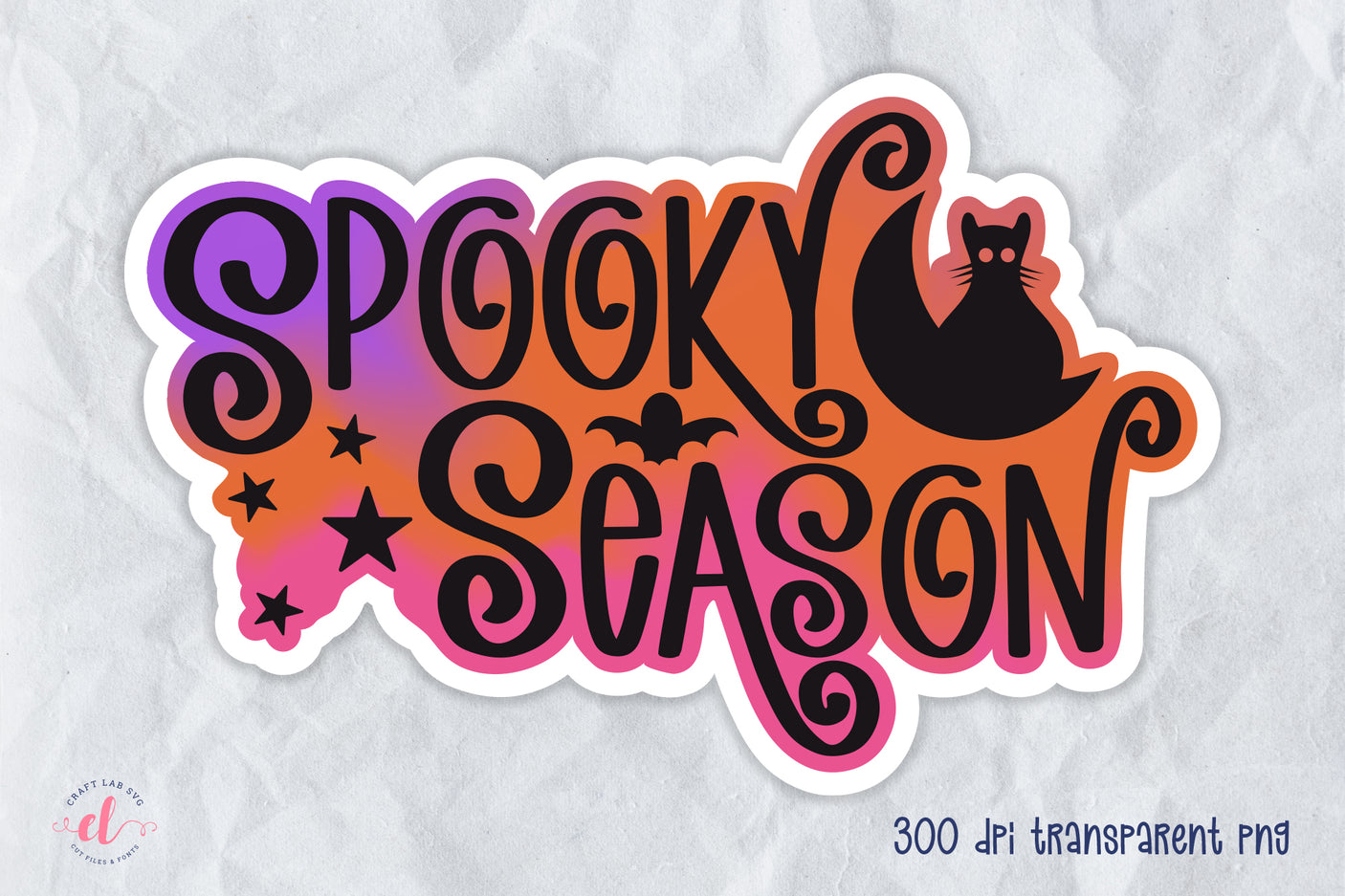 Spooky Season - Halloween Sticker PNG