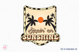 Retro Summer PNG | Sippin on Sunshine