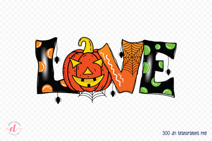 Love PNG | Halloween Sublimation Design