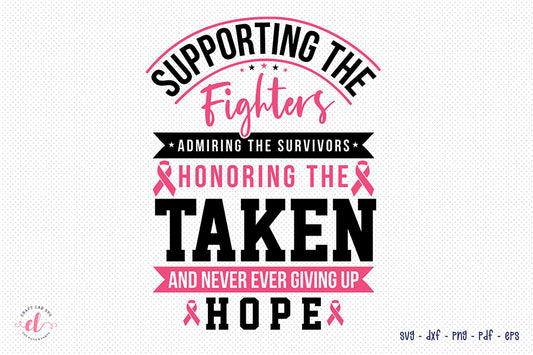 Breast Cancer SVG Design