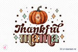 Retro Thanksgiving Sublimation | Thankful Mama