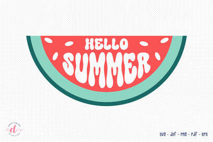 Retro Summer SVG | Hello Summer SVG