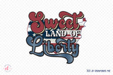 Retro 4th of July PNG | Sweet Land of Liberty